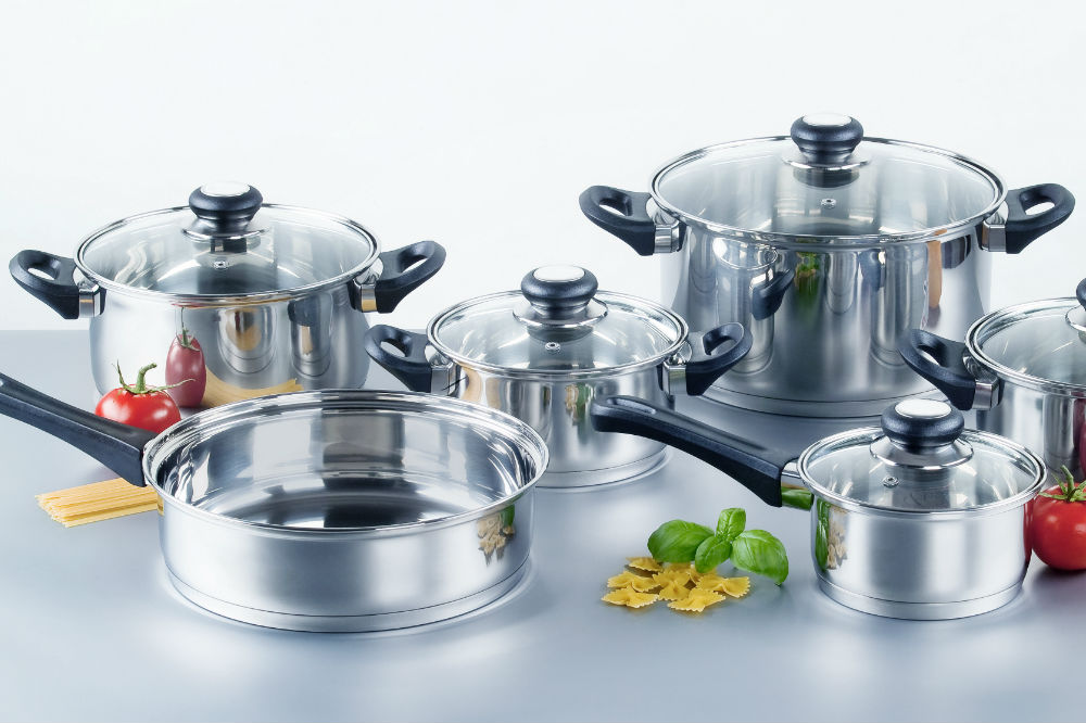 Duxtop Whole-Clad Tri-Ply Stainless Steel Induction Ready Premium Cookware 10-Pc Set Duxtop Whole-Clad