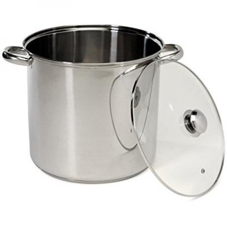 Excelsteel 16 Quart Stainless Steel Stockpot With Encapsulated Base Excelsteel
