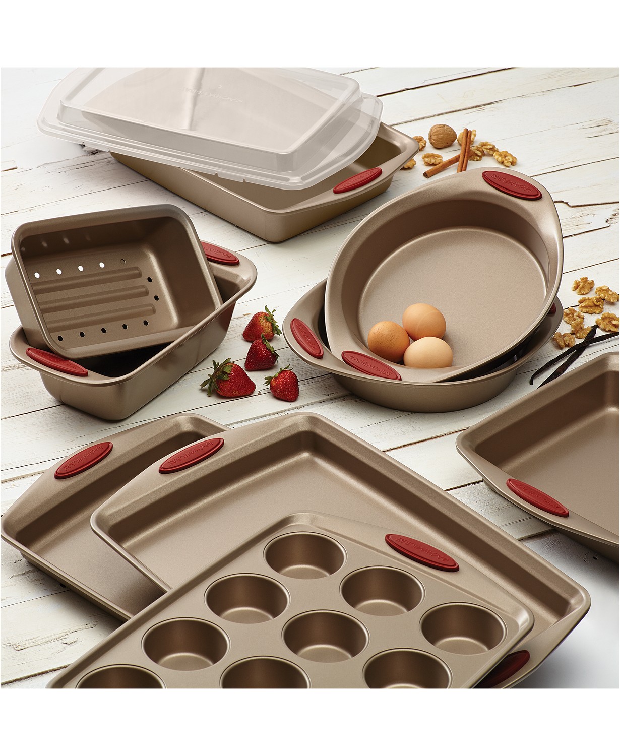 Rachael Ray Cucina 10-Piece Bakeware Set Rachael Ray 10-Piece