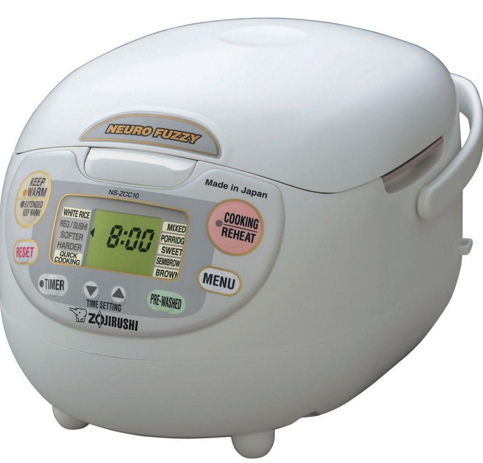 Zojirushi NS-ZCC10 5.5-Cup Neuro Fuzzy Rice Cooker and Warmer Zojirushi NS-ZCC10