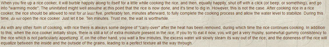 H2_ Leave Rice Covered After Turning Off The Heat H2_ Leave Rice Covered After Turning Off The Heat