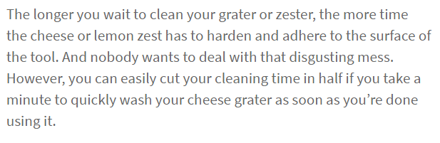 H2_ Always Clean Your Cheese Grater Quickly H2_ Always Clean Your Cheese Grater Quickly