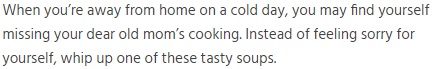 Soups Soups