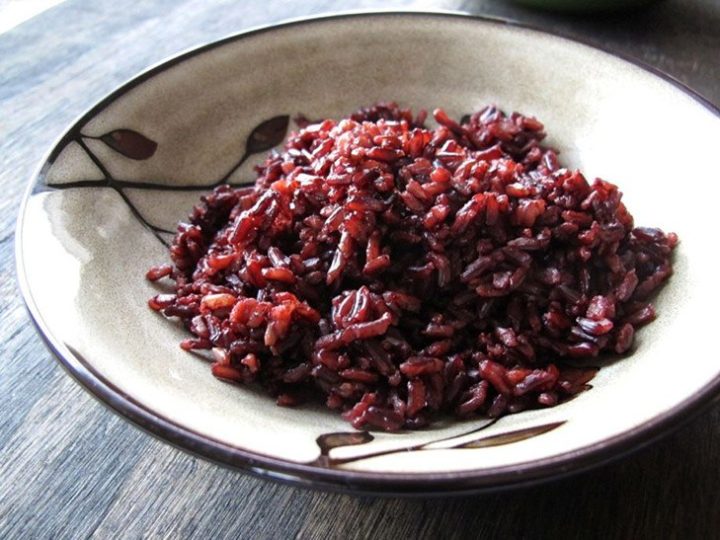 black rice in rice cooker