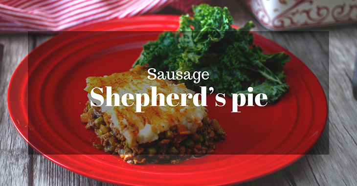 Sausage Shepherd’s pie