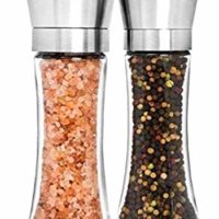 Premium Stainless Steel Salt and Pepper Grinder Set of 2 