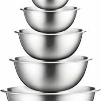Premium Stainless Steel Mixing Bowls (Set of 6) 