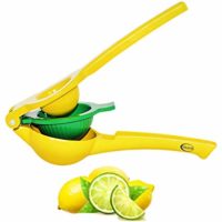 Teja's Lemon Lime Squeezer Premium Quality Metal Citrus Manual Press Juicer Squeeze for Lemon and Lime Dishwasher Safe