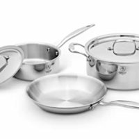 American Clad 7-Ply with 316Ti 5 Piece Cookware Set, Stainless Steel