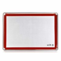  Commercial Aluminum Sheet Pan and Silicone Baking Mat Set, 18 x 26 inch (Full Size)