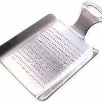 Ginger Grater, Newness Stainless Steel Shovel-shaped Food Grater for Ginger, Mini Ginger Grater for Garlic, Fruits and Root Vegetables