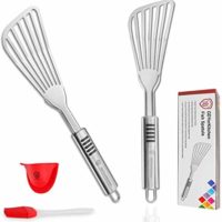 Fish Spatula - Stainless Steel  - Set of 2