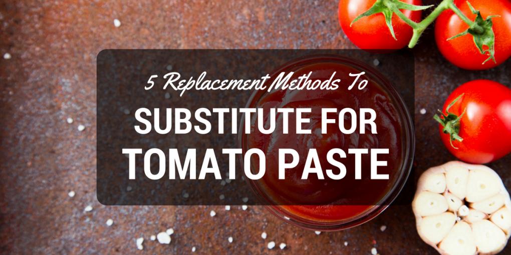 best tomato paste substitute