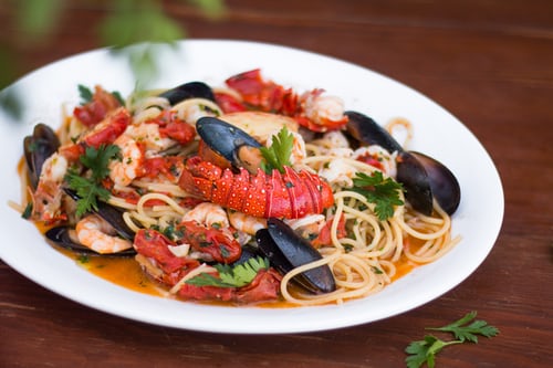 Seafood pasta 2